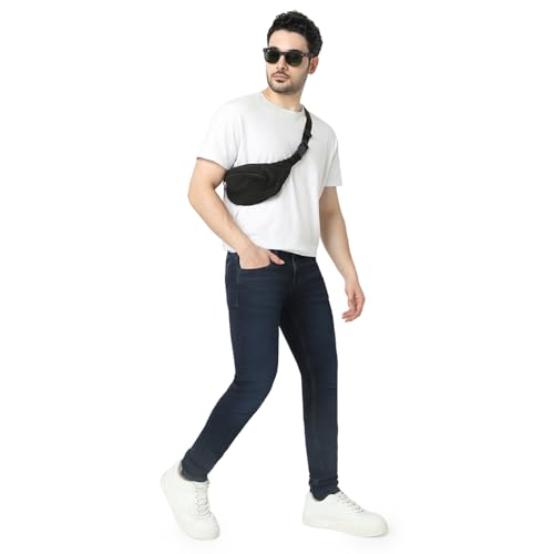 Image of Spykar Men's Slim Fit Low Rise Casual Jeans