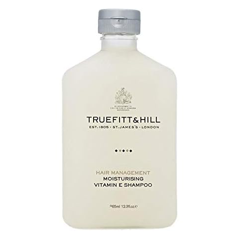 Truefitt & Hill Hair Management - Vitamin E Shampoo - Moisturizing Natural Radish Root and Vitamin E for a Sleek and Healthy Gloss, Ideal for Dry or Damaged Hair - 12.3 oz. Cover