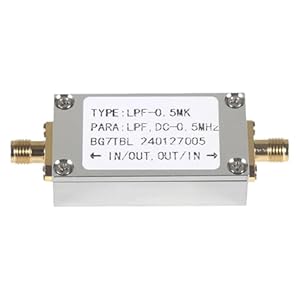 Trisoye LPF-Tiefpassfilter 0,5 MHz