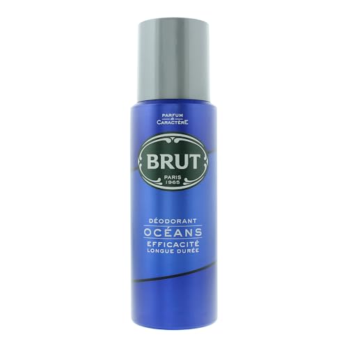Brut Oceans Desodorante 200 ml pour adultes, usage quotidien, format pratique