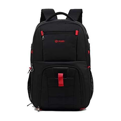 FANDARE Mochilas Casual Grande Bolsas Escolares con USB Cover