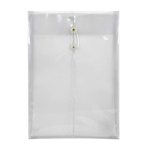 Envelope Plastico Vai-Vem Vertical Oficio Cristal - 01 Unidade, Dac, 625Pptr, Cristal