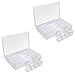 Produktbild iGadgitz Home U7113 Diamond Painting Box (28 Töpfe) Stickarbeit Diamond Painting Zubehör box Perlen -Transparent -2 Schachteln