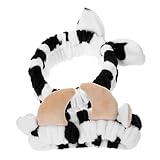 Zerodeko 2 pièces Bandeau Lavage Visage Corne Buffle Épais Absorbant pour Filles Soins P...