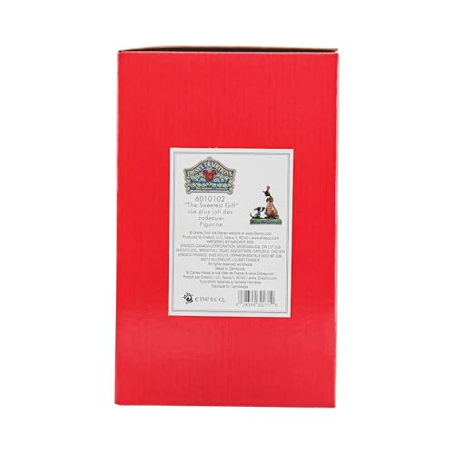 Enesco Jim Shore Disney Traditions Winnie The Pooh Roo Giving Kanga Flowers Figurine, 6 Inch, Multicolor