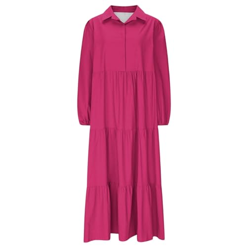 Robe chemise décontractée style tunique légère quotidienne - 4