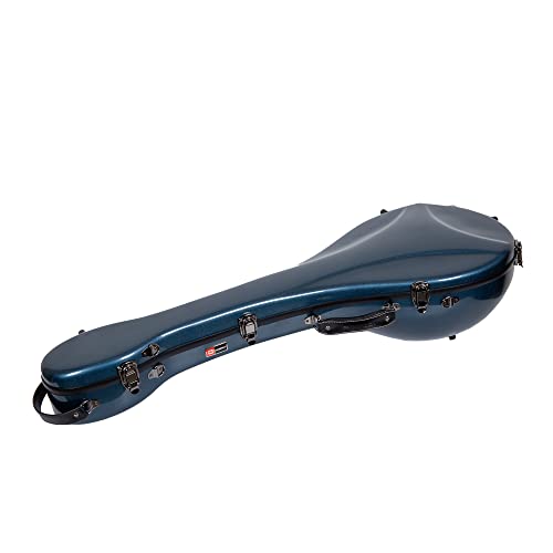 Crossrock CRF1000BOBL Schutzhülle für griechisches Bouzouki mit abnehmbaren Schulterriemen, Blau