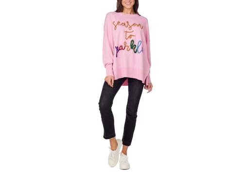 Mud Pie Women Sparkle Sweater