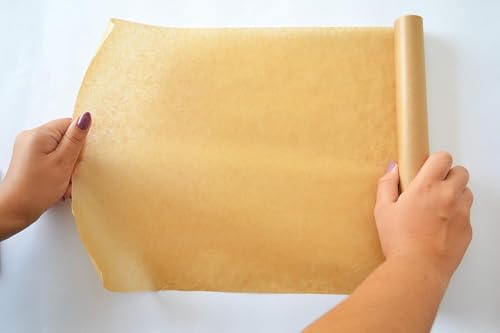 Image of Freshee Pack of 2 Food Wrapping Paper for Baking, Non-Stick Food Paper, Multi-Purpose Organic Paper - Nature's Brown 20m x 300mm