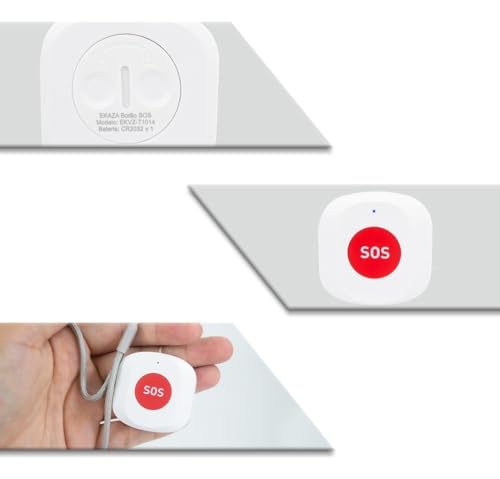 Botão Sos Inteligente Ekaza T1014 Zigbee 3,0 Alexa