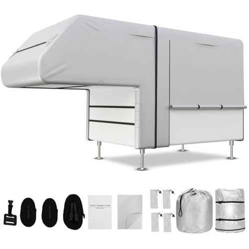 300D Silver-Coated 10-12ft Camper Cover