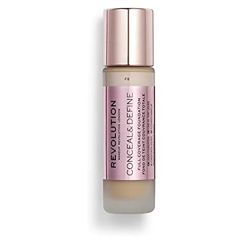 Makeup Revolution, Base de maquillaje Conceal & Define, F8 Cover