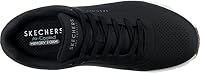 Skechers Herren UNO Stand On Air Turnschuhe, Black Durabuck, 47.5 EU – Ansicht 7