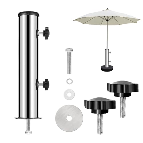 Pied de Parasol,Colonne de Base de Parasol Pour Granit,Colonne de Parasol Universelle Avec Anneau...