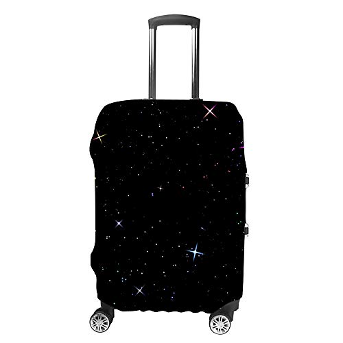 ZHONGJI Travel Suitcase Cover Washable Luggage Cover Polyester Fits 18-32 Inch Anti-Scratch Durable ï»¿Night Shining Starry Sky Suitcase Cover