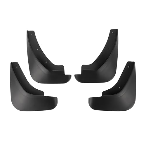 Image of X AUTOHAUX 1set Front and Rear Mud Flaps Splash Guards Mud Guards for Mazda 3 1.6(Hatchback) 2006-2011 W /Mount Accessories