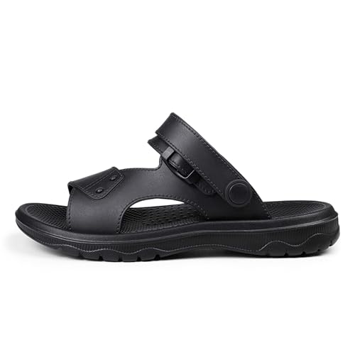 Men's waterproof two-piece sports sandals for outdoor comfort, open toed hiking and casual shoes