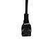 CERRXIAN 7.5In 20CM IEC 320 90 Grad C13 3 Pin Buchse an C14 3 Pin Stecker PDU Netzteil Verlängerungskabel für Computer LED HDTV Monitor und Scanner