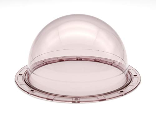 JMX 5,6 Pouces Acrylique Intérieur/Extérieur CCTV Marron foncé (Panasonic Type) Boîtier de Caméra Dôme Sécurité Caméra Dôme de Logemen