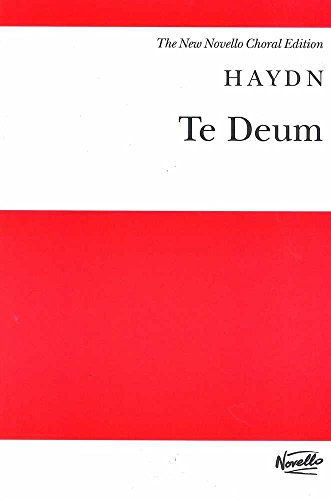 Haydn: te deum (vocal score) chant