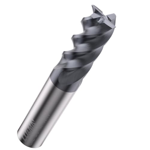 Image of Carbide Square End Mill - 4 Flute - 5 /8 inch-4T (1 Piece, 5 /8 inch) - for Milling Alloy Steels, Hardened Steel, Metal & More - Mill Bits Sets for DIYers & Professionals by LU&MN