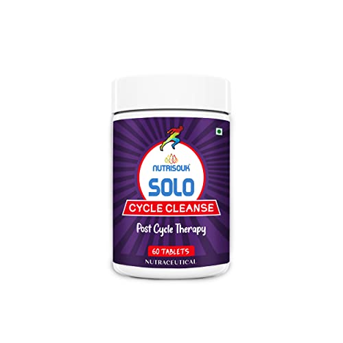 NUTRISOUK Solo Cycle cleanse PCT Post Cycle Therapy for Detoxification All-in-1 Detox Supplement With Estragon Blocker Testosterone Booster & Muscle Growth maintainence Supplement for Men (60 Tablets) NUTRISOUK Solo Cycle cleanse PCT Post Cycle Therapy for Detoxification All-in-1 Detox Supplement With Estragon Blocker Testosterone Booster & Muscle Growth maintainence Supplement for Men (60 Tablets)