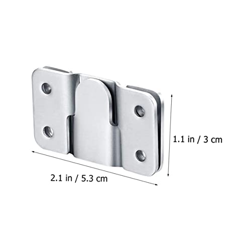 Image of Stainless Steel Frame Hanging Hooks Heavy Duty Picture Hanging Kit Easy Install Keyhole Hangers