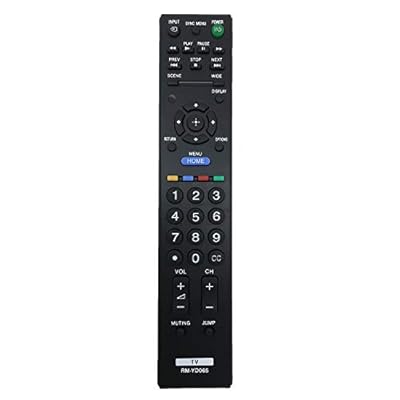 New RM-YD065 Remote Control Replacement for Sony Bravia TV KDL22BX320 KDL22BX321 KDL32BX320 KDL32BX321 KDL32BX420 KDL32BX421 KDL40BX420 KDL40BX420B KDL40BX421 KDL46BX420 KDL46BX421 KDL55BX520 KDL52W41