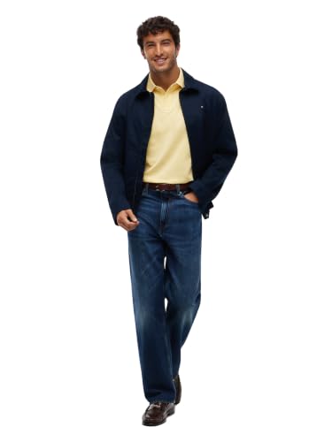 Image of Tommy Hilfiger Men's Short Sleeve Polo Shirts in Classic Fit with Stretch and Organic Pique Cotton