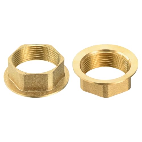 QUARKZMAN 2 Ensemble Écrou de Verrouillage de Robinet en O de 1,2 Pouces, Écrou de Verrouillage Femelle pour Plomberie, Raccord de Tuyau, Fixations de Rondelle