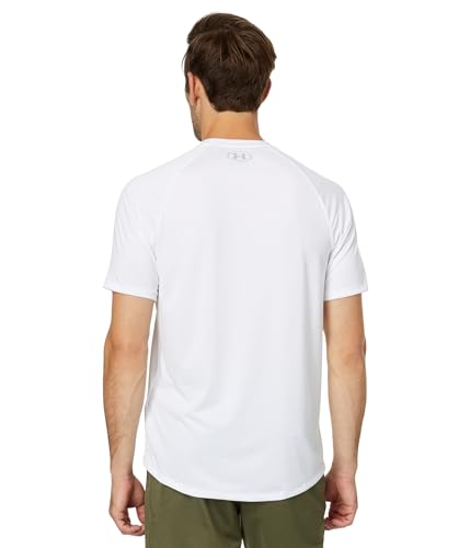 Image of Under Armour Men's Polyester Solid UA Tech 2.0 SS Short Sleeve Tee | 1326413-001