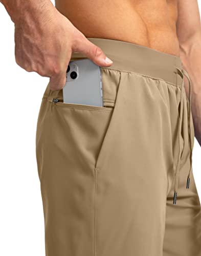 Image of Soothfeel Men's Running Shorts with Zipper Pockets 9 inch / 7 inch / 5 inch Quick Dry Eight Basketball Gym Workout Athletic Shorts