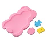 Baby Badeschwamm Pad Anti-rutsch Schwamms Pad Baby Badewannen, Rutschfeste Matte Badewanne Babys, Mit 3 Badeschwämmen,Hautfreundlich Schwammpolster Komfortabel Leicht Trocknend Für Sichere Babywäsche