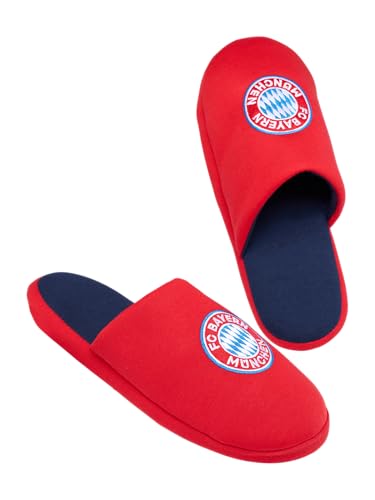 FC Bayern München Pantoffeln | Hausschuhe | Logo | Kinder | Rot