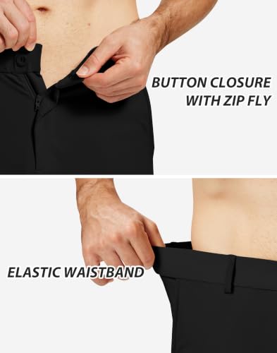 UPGET Mens Cropped Golf Pants