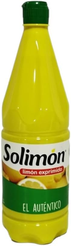 Zumo de Limón Exprimido –SoLimón- Ideal para cocina, bebidas, postres y cócteles (1L, LIMON)