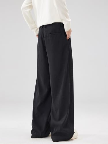 Men's Straight Leg Casual Pants Fall Winter Drop Trousers Pants for Men4