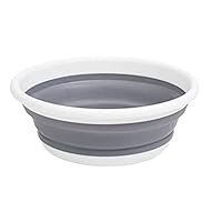 Seymour's 10130 Collapse-A Wash Bowl- 9L, White And Grey