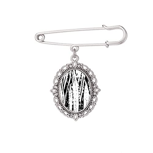 Broche verticale Brosswork finition soignée pour robe et grand châle