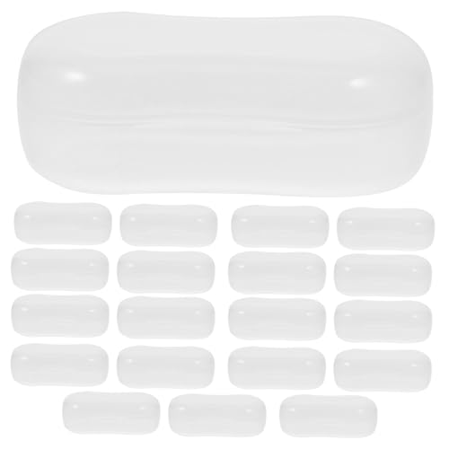SOLUSTRE Dog Kitten Toothbrush Storage Box 20pcs Finger Toothbrush to Use Maintain Lightweight