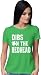 Small Kelly Green Women Dibs On The Redhead Funny St. Patrick's Day T-Shirt