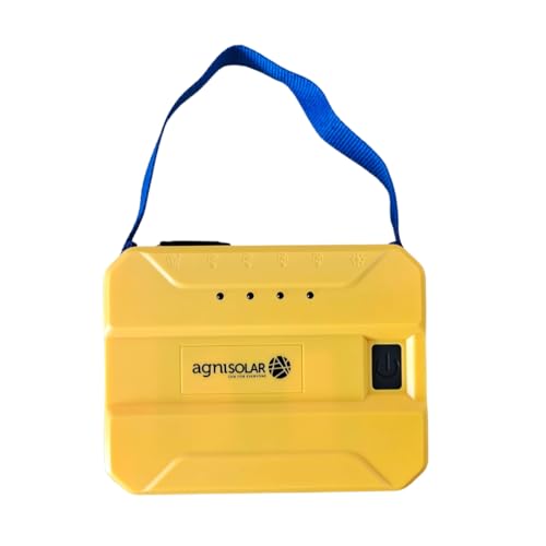 Image of AgniSolar Home Lighting Kit 5: Efficient Solar Light for Home, Outdoor, Camping. Easy Installation-USB Charging-Waterproof 8W Panel-Portable-Durable-Energy-Saving-Bright-Affordable. Charges in a Day!