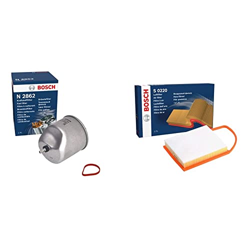 Filtre Diesel Bosch N2862 et Filtre à Air S0220 pour Entretien Moteur
