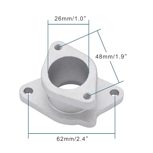 GOOFIT 28mm Vergaser Ansaugkrümmer Kit Dichtungen Ersatz für RZR 170 Pit Dirtbike 2009-2014 ATV Carb 0454997 Phoenix 200