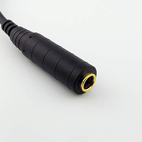 Cable adaptador Jack 3.5mm macho a 6.35mm hembra 1FT miniatura 5