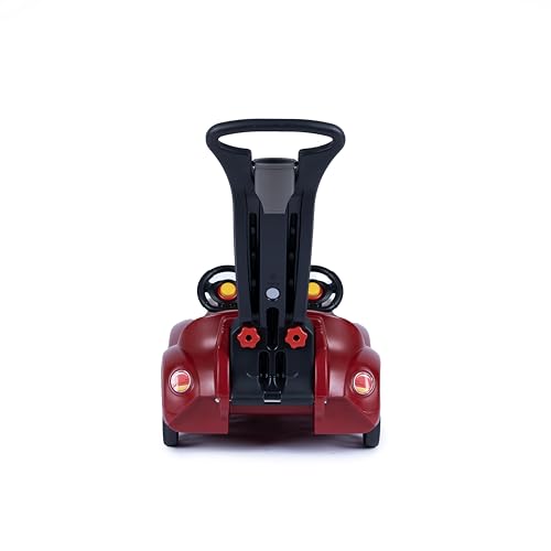 Image of Step2 Side-by-Side Push Around Roadster, Kids Push Car, 2 Seat Ride On Car, Seat Belts & Horn, for Toddlers 1.5-4 Years Old, Red