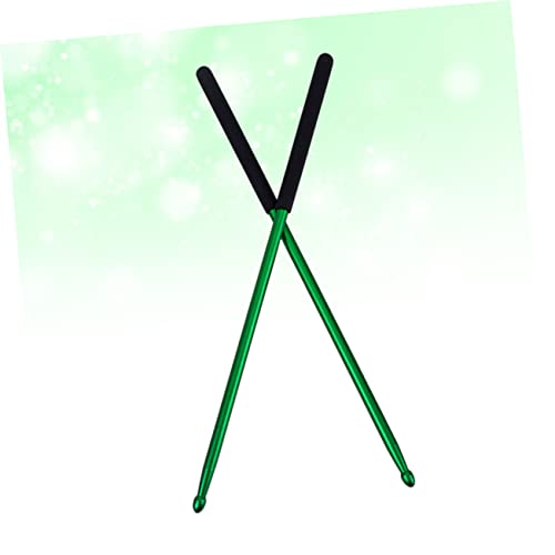 Baquetas de aleación para batería color verde miniatura 7