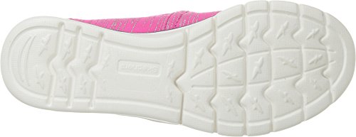 Skechers Girls' Pureflex Shimmer Stripes Alpargata,Hot Pink/Purple,123