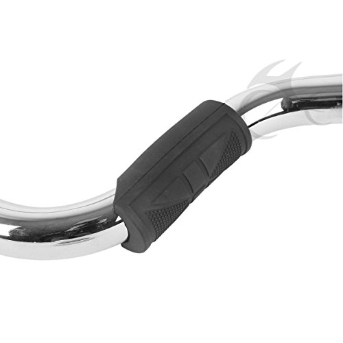 Xfmt Chrome Mustache Engine Guard Crash Bar Compatible With Harley Touring Flhx Flhr Fltr 1997-2008 #TOP6