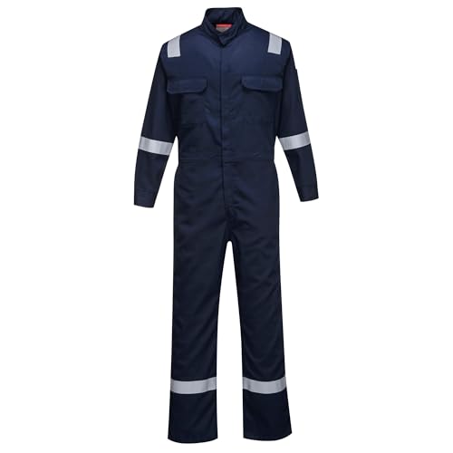 Image of Portwest Bizflame 88 /12 Iona Coverall - FR94, Navy, Tall, 4XL